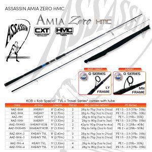 Assassin Beachmaster Zero Surf stainless Fishing Rod